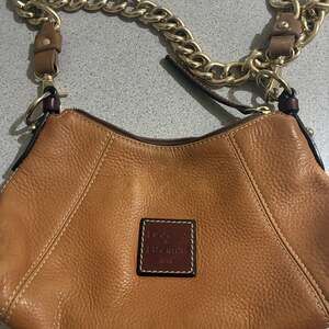Dooney & Bourke Hobo Shoulder Bag Brown Chestnut Vintage